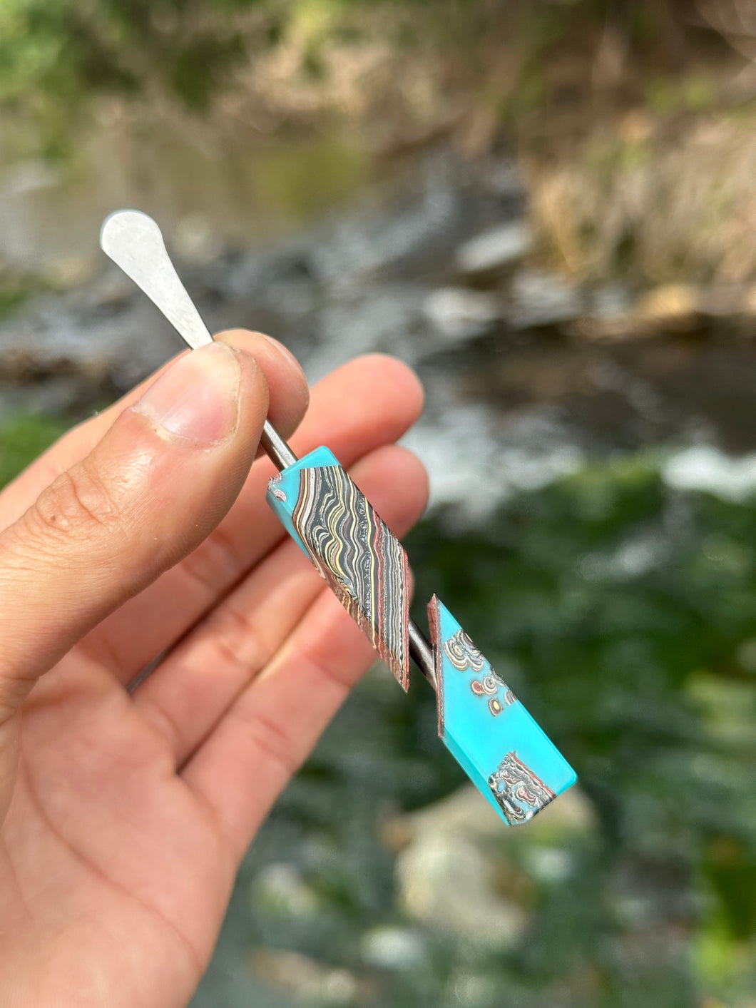 Fordite Split Spatula