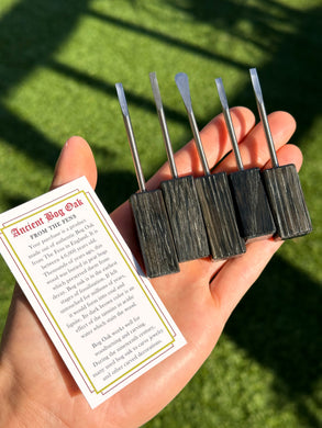 Ancient Bog Oak Mini Flatheads