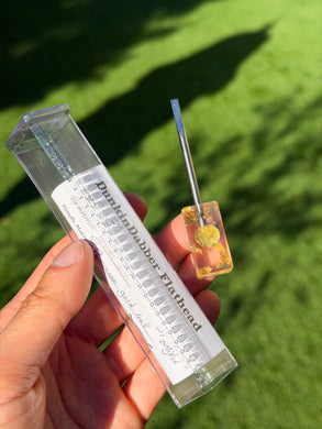 Pourcasso Gold Leaf Flathead w/ .2 Gram 24kt Gold Inlaid