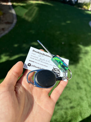 Pourcasso Uv Reactive Travel Size Flathead Retractable Keychain