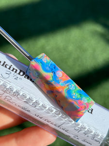 Pourcasso Travel Size Mini Spatula w/ 7 Opals