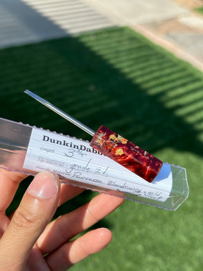 Pourcasso Bloodmoney w/ Gold Leaf Travel Size Flathead