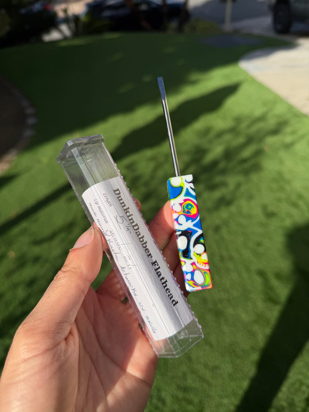 Kaotic Artworks Uv Reactive “Skulls” Flathead