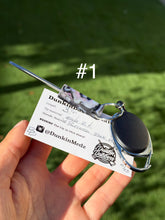Load image into Gallery viewer, Pourcasso Black Pearl Travel Size Flathead Keychain Leash Batch