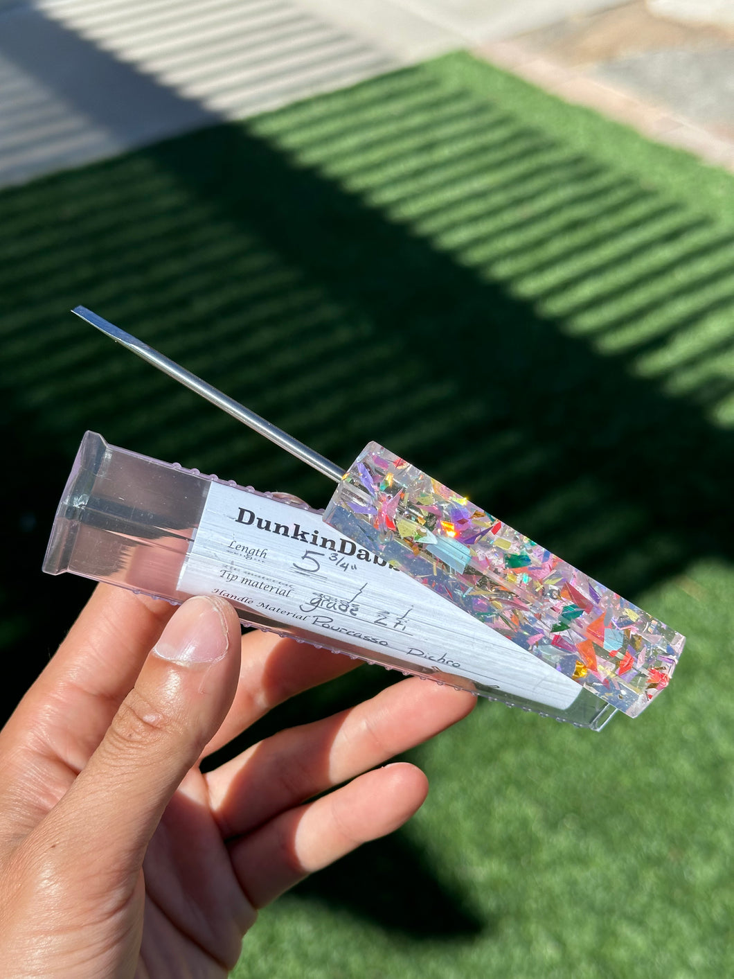 Pourcasso Dichro Glitter Flathead