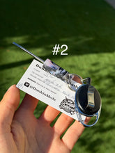 Load image into Gallery viewer, Pourcasso Black Pearl Travel Size Flathead Keychain Leash Batch