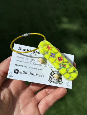 Kaotic Artworks Lemon Tech Deck w/ Dancing Bear Blotters