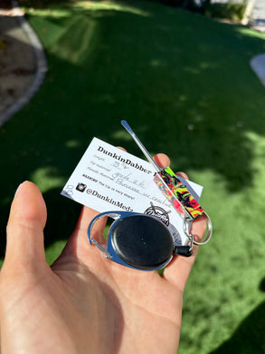 Pourcasso Uv Reactive Travel Size Flarhead Retractable Keychain