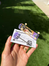 Load image into Gallery viewer, Pourcasso Purple Gold Leaf Tech Deck Flathead