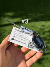 Load image into Gallery viewer, Pourcasso Black Pearl Travel Size Flathead Keychain Leash Batch