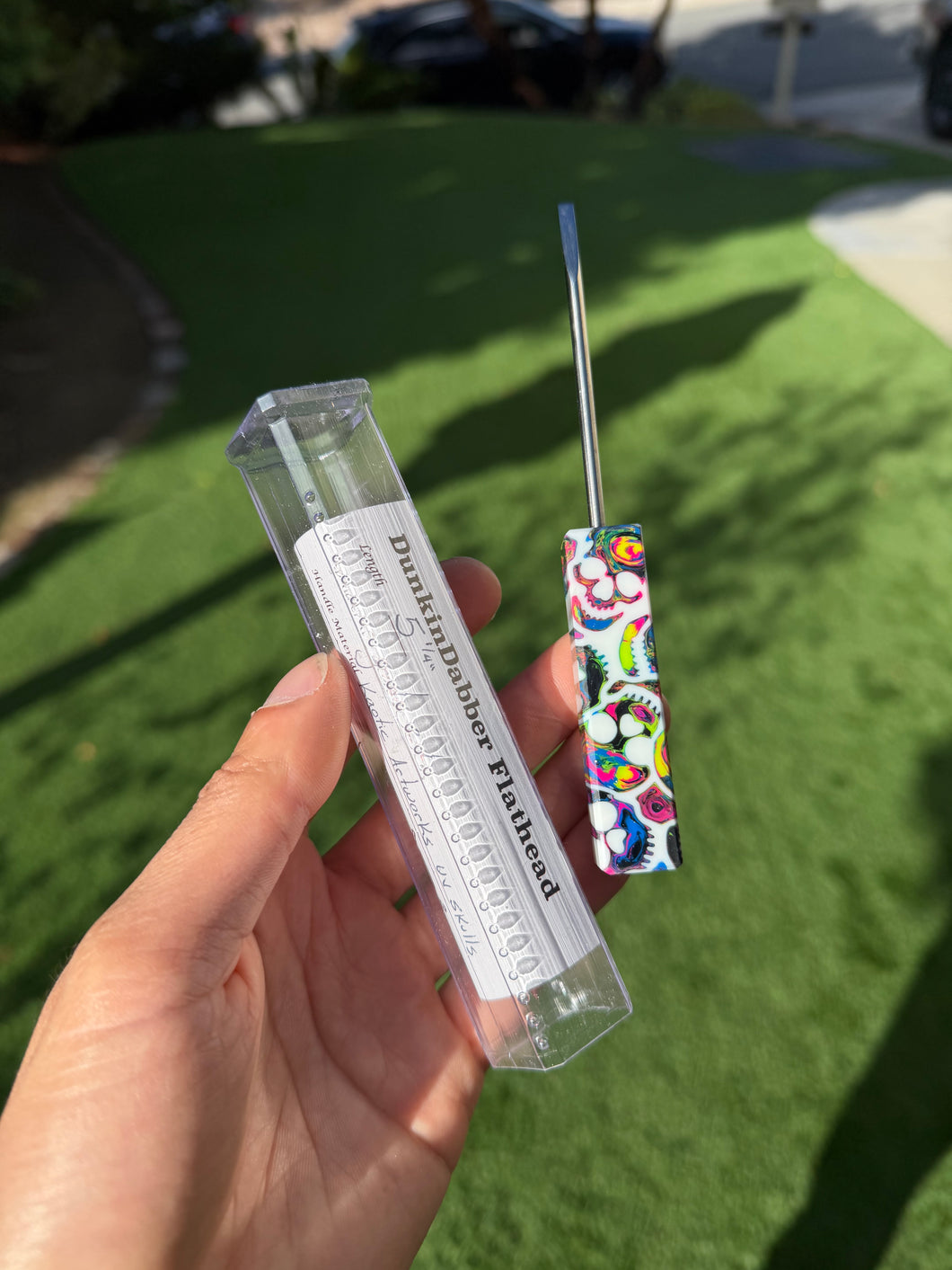 Kaotic Artworks Uv Reactive Skulls Flathead